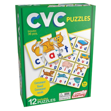 Junior Learning CVC Puzzles 240
